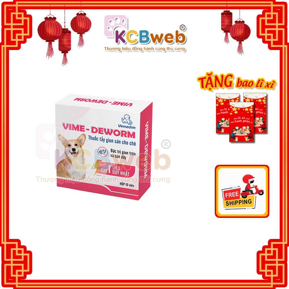 Viên tẩy giun cho thú cưng