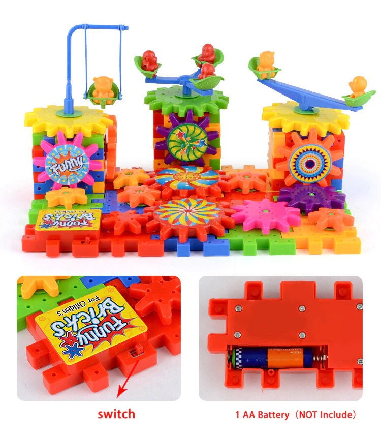 Bộ Đồ Chơi Lắp Ghép IQ Builder 3D 81 Món Cho Bé