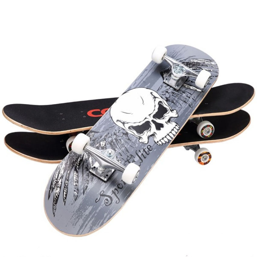 Ván trượt skateboard cỡ lớn bền đẹp an toàn giúp cơ thể nhanh nhẹn, linh hoạt, giữ thăng bằng tốt VT.2