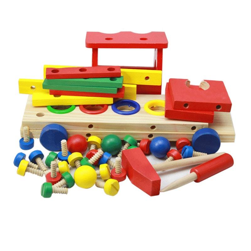 đồ chơi lắp ráp mô hình đập bóng lắp ráp bằng gỗ đồ chơi gỗ thông minh đồ chơi cho bé trai quà tặng cho bé sinh nhật
