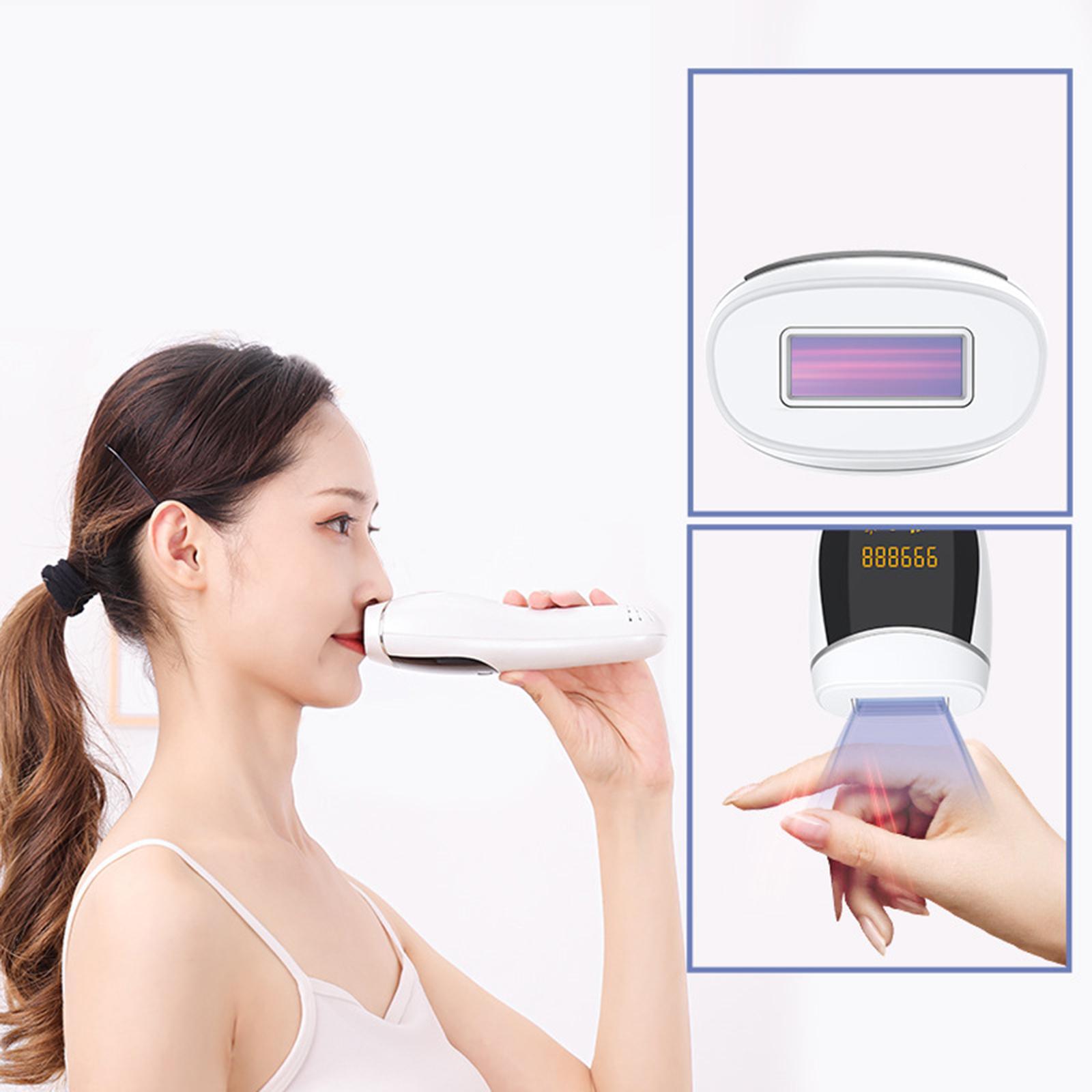 Painless Flashes Epilator Ice Cooling Hair Removal Machine for Men Women