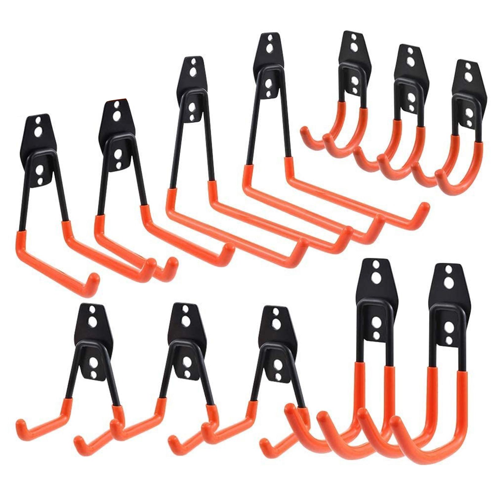 12PCS Heavy Type Wall-Mounted The Garage Tools Storage Bracket