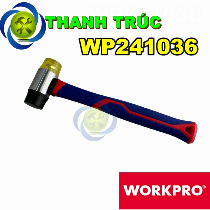 Búa cao su hai đầu Workpro WP241036 đường kính 40mm