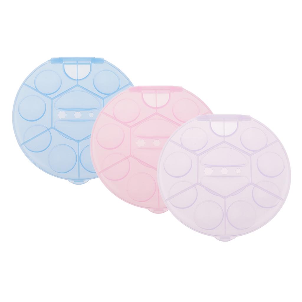 3pcs Paint Palette Paint Box Container for Watercolor Acrylic oil painting