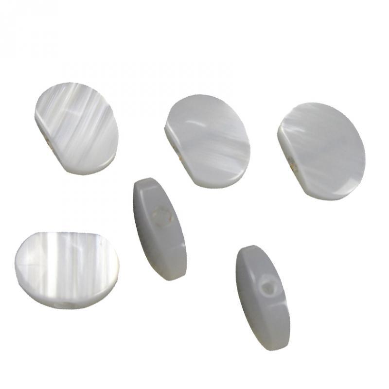 6 White Pearloid Acrylic Buttons Guitar Tuner Machine Heads Tuning Keys Pegs