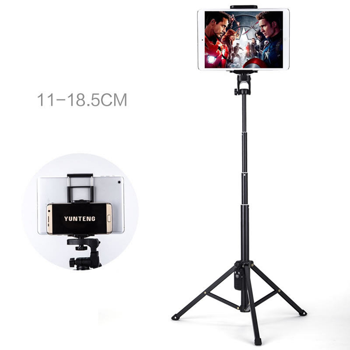 Đế kẹp 2in1 điện thoại máy tính bảng tablet ipad gắn chân máy ảnh tripod