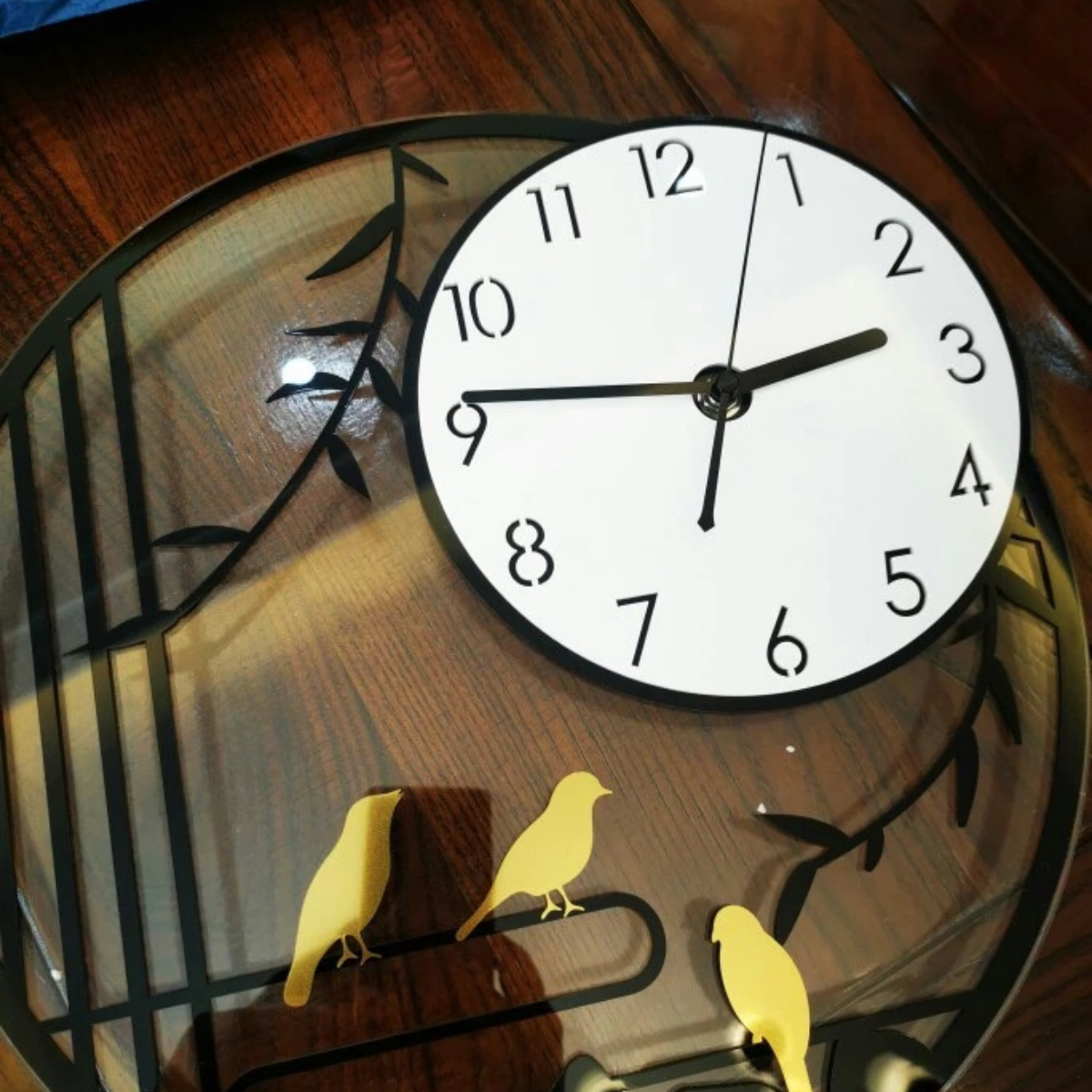 Đồng hồ treo tường trang trí ️KHÔNG CẦN KHOAN TƯỜNG ️ Trang trí phòng khách sang trọng ️ Kèm pin và bộ kim thay thế ️ - 35cm x 35cm