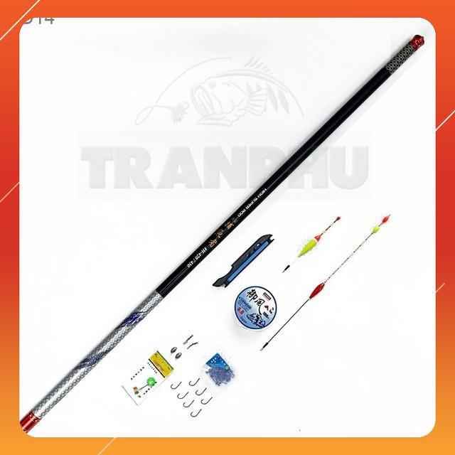 BỘ CẦN CÂU TAY CẦN ĐƠN CAO CẤP 8H HIGH CARBON docaucagiangnam