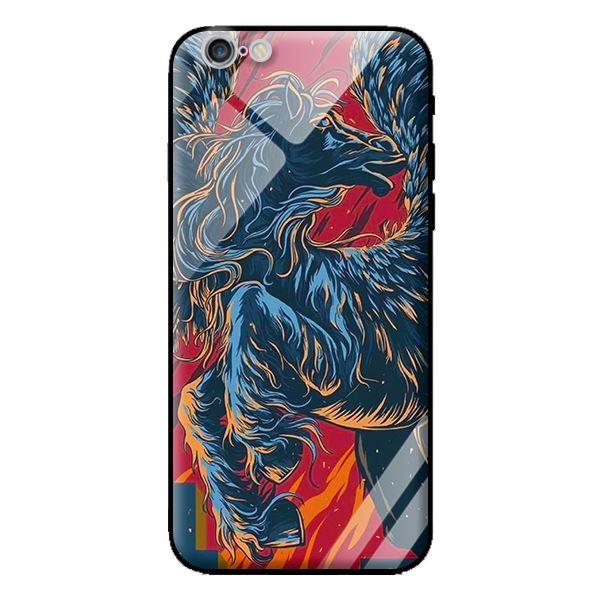 Ốp lưng kính cường lực cho iPhone 6 Plus Ngựa Bay - Hàng chính hãng