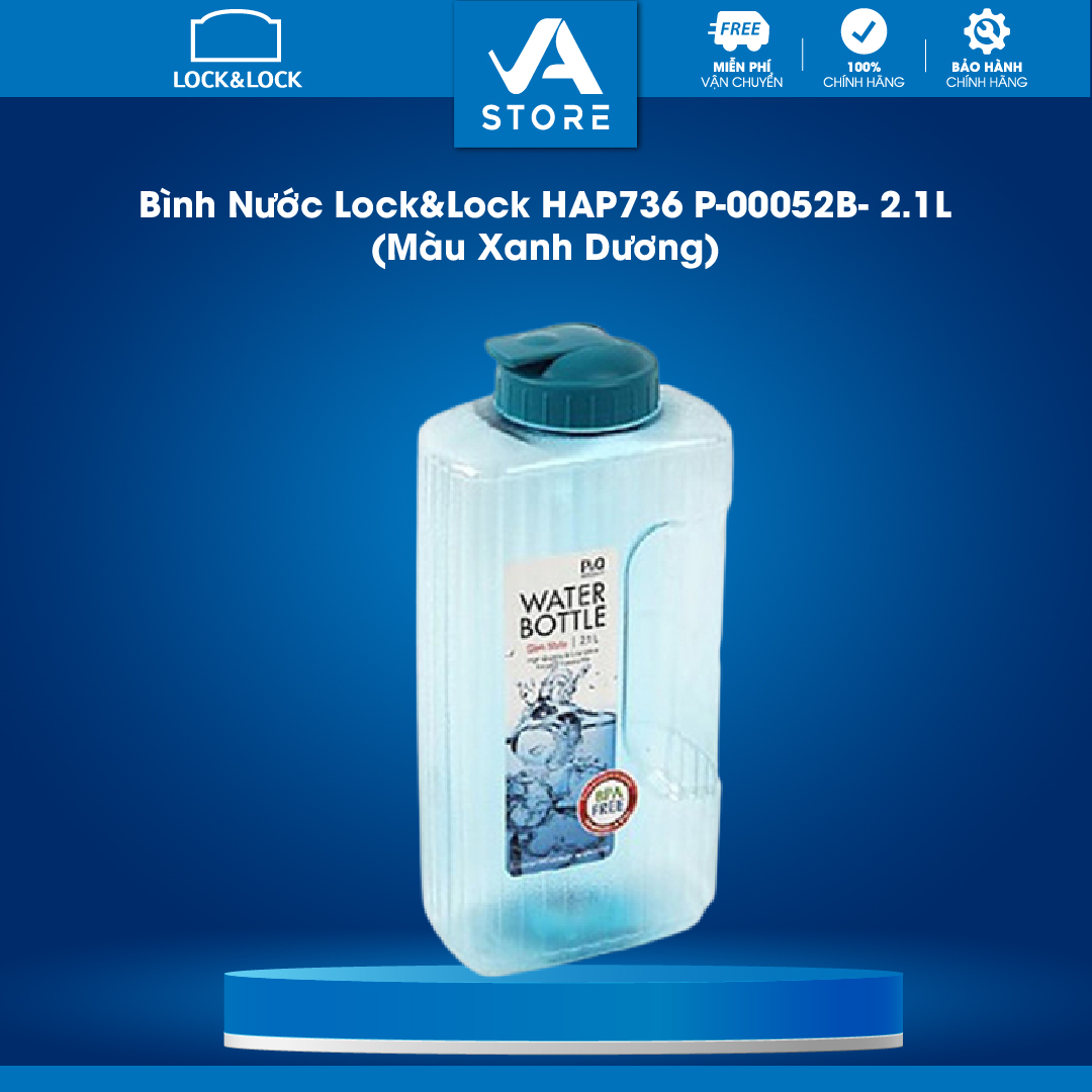 Bình Nước Lock&Lock HAP736 P-00052B- 2.1L (Màu Xanh Dương)