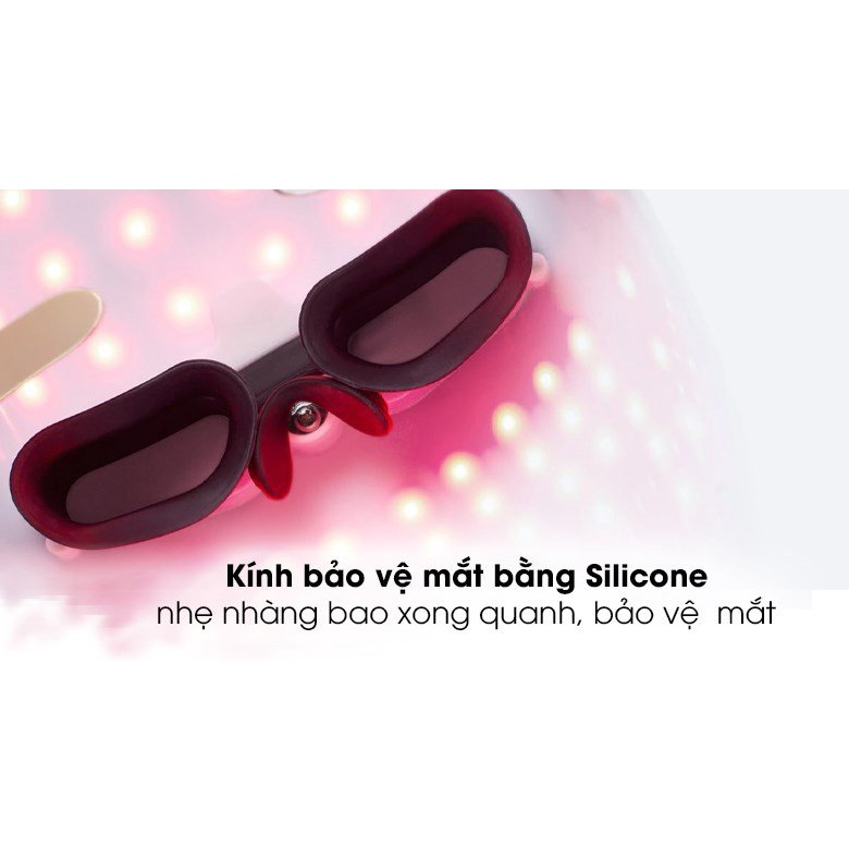 Mặt Nạ Derma LED Chăm Sóc Sắc Đẹp Phái Nữ Chống Nhăn Lão Hóa Da