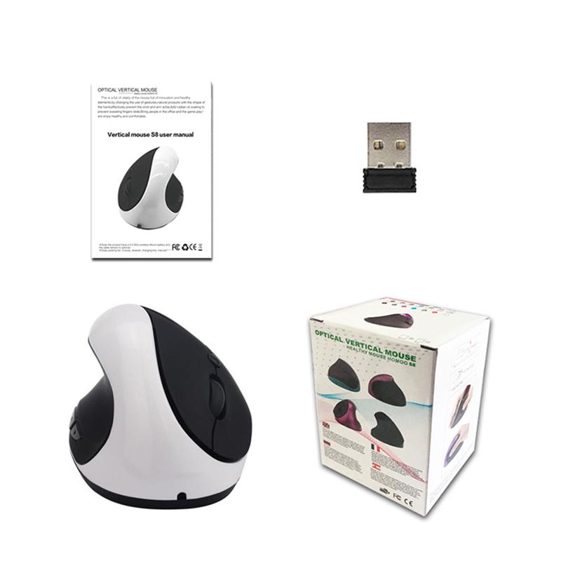 SUNGI 2.4G Tay Trái Chuột không dây Thiết Kế sử dụng an toàn Chuột 1000/1200/1600 DPI Sử Dụng Nguồn Pin AAA