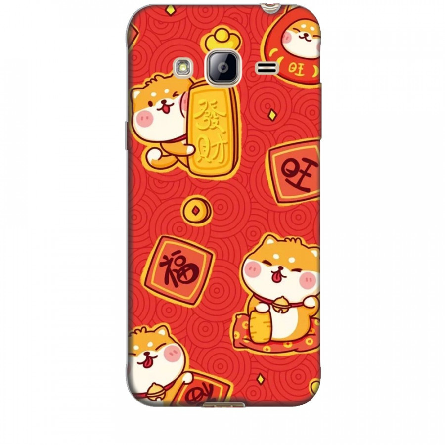 Ốp lưng dành cho điện thoại  SAMSUNG GALAXY J3 Mèo Thần Tài Mẫu 4