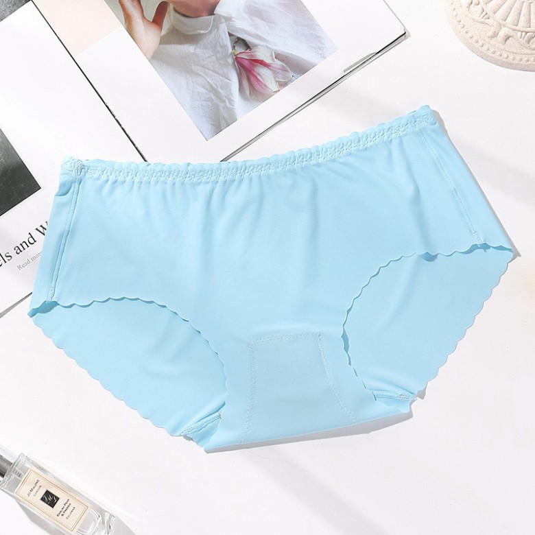 Quần lót nữ su thun lạnh, quần chip đúc mát lạnh cạp chun mặc thoải mái