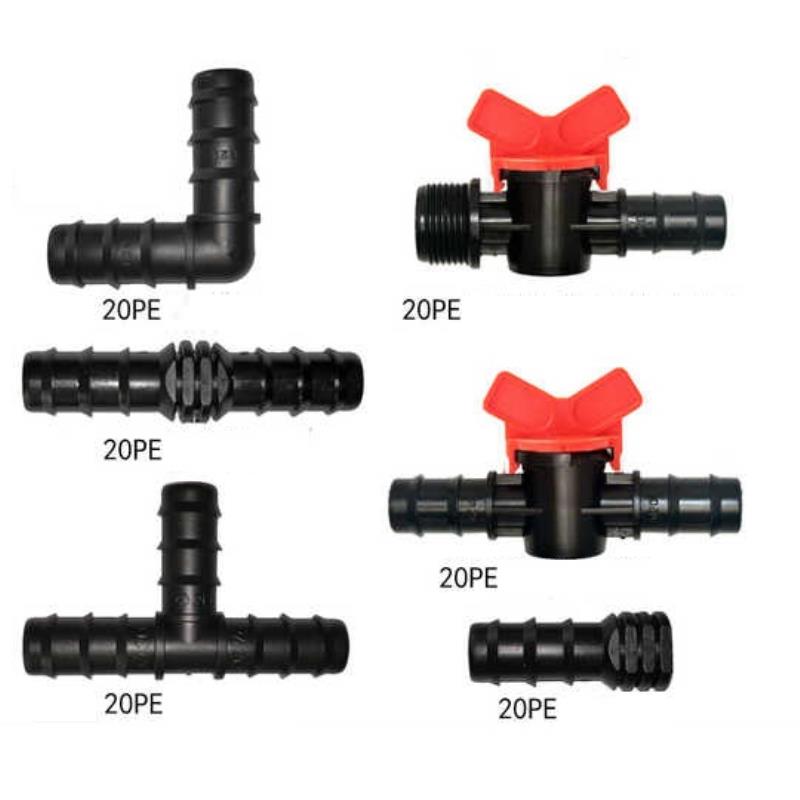 29 bộ Tê chia cho ống Φ16 mm TE16, T chia 3 cho ống PE, LDPE, HDPE, PVC D16