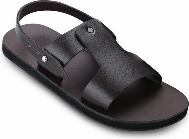 Giày Sandal Nam Bảng Da Lớn Casual - Nâu