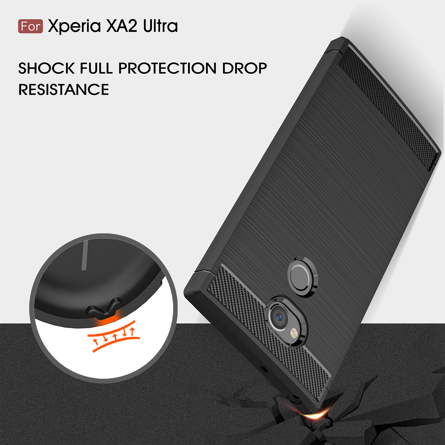Ốp lưng chống sốc Likgus cho Sony Xperia Xperia XA2 Ultra - Hàng chính hãng
