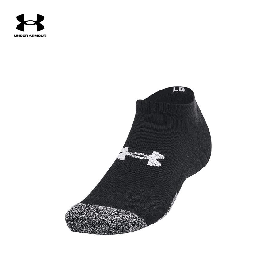 Vớ thể thao unisex Under Armour Training No Show U Black/Black/White - 1346755-002