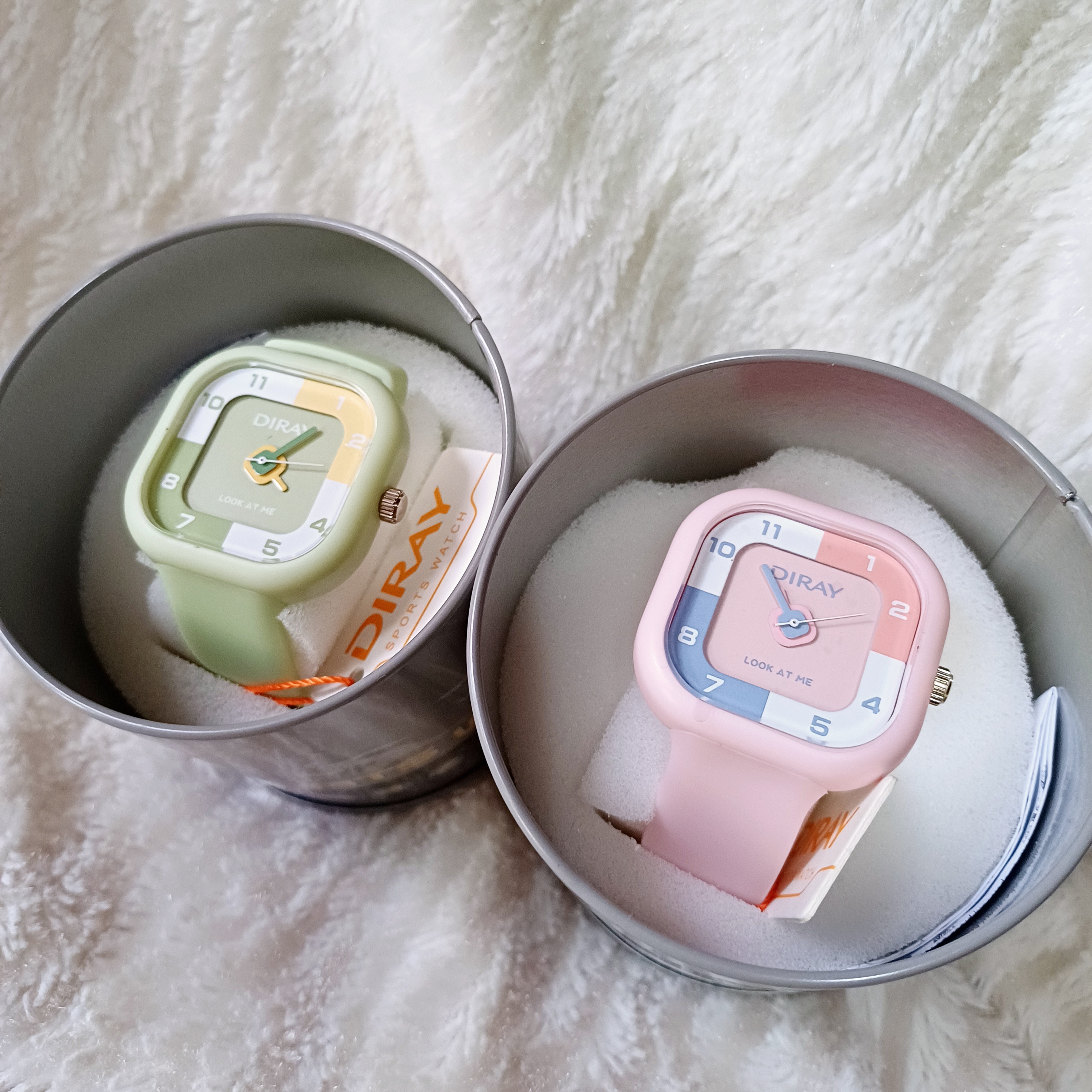 Đồng hồ trẻ em Diray cho bé, chạy kim, chống nước, có bảo hành