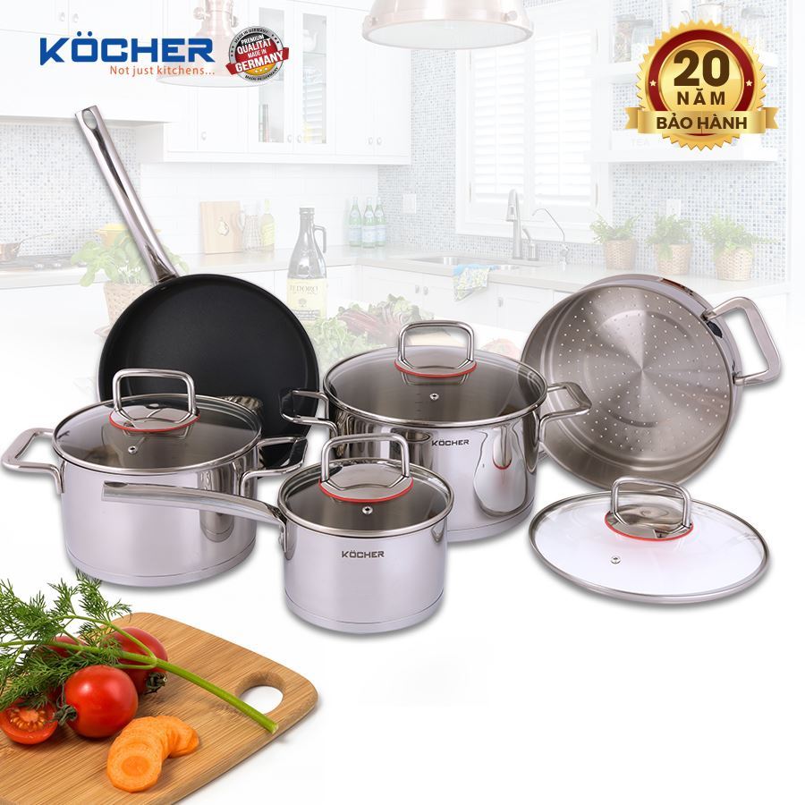 Bộ nồi Kocher BERLIN - Hàng chính hãng