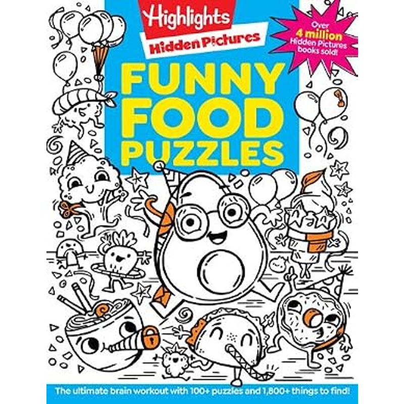 Sách Funny Food Puzzles