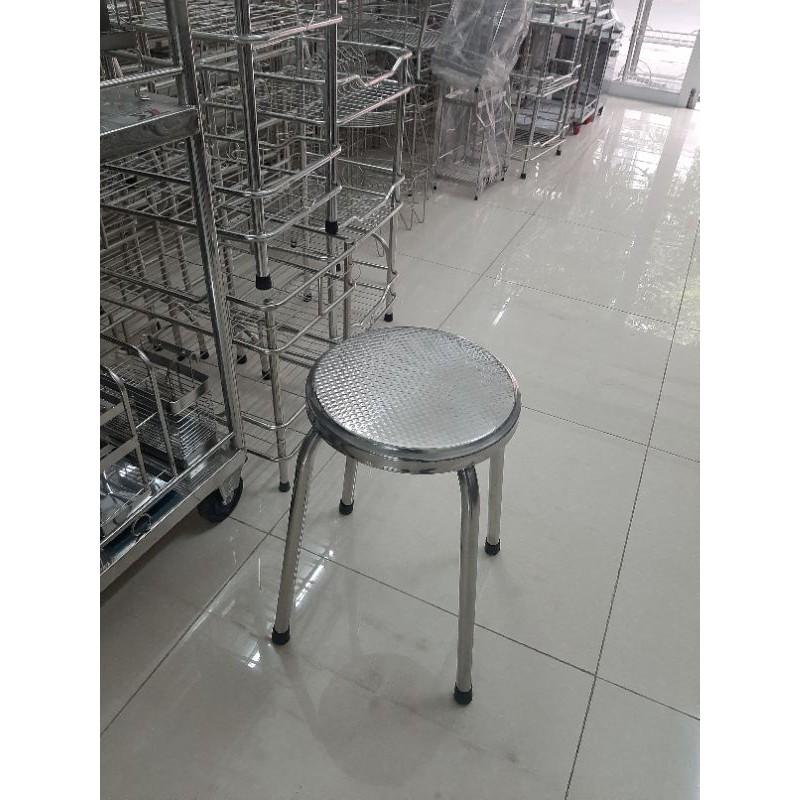 Ghế đôn inox cao 45