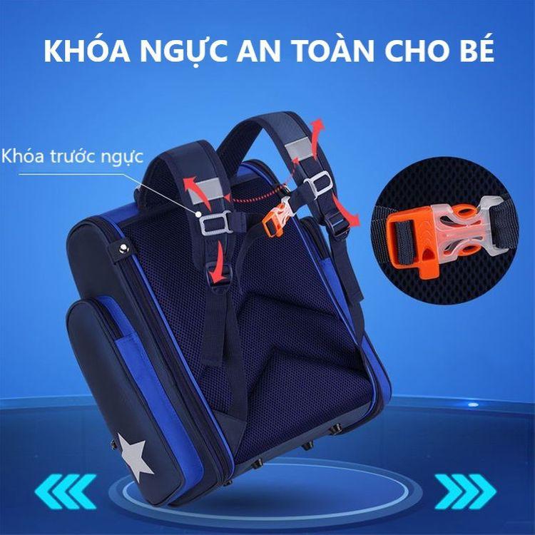Balo học sinh SM BABY chống gù lưng cao cấp