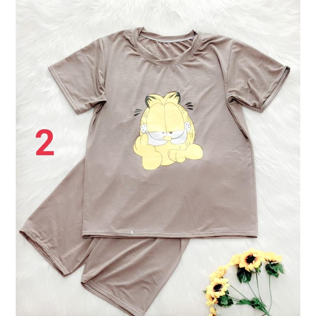 Bộ thun cotton Lững dễ thương - 63kg trở xuống