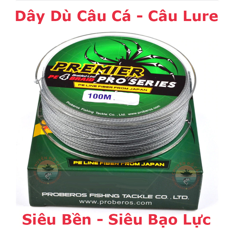 Dây dù câu cá cao cấp - Siêu bền - Siêu bạo lực - Siêu dai - Dài 100m DC03