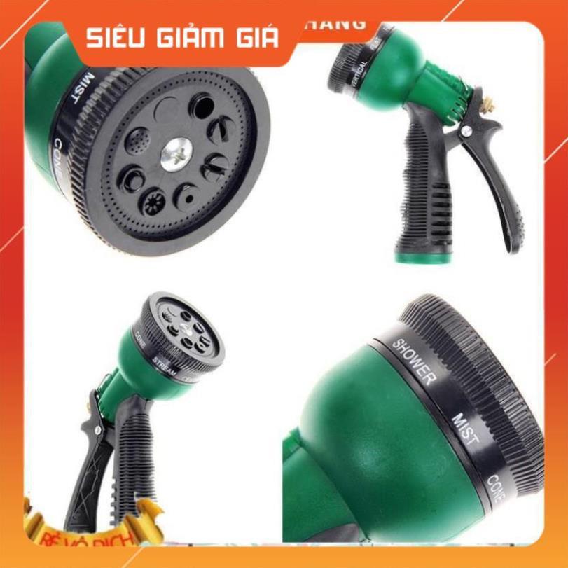 Vòi xịt rửa xe,Vòi phun nước tưới cây tăng áp thông minh 8 chế độ 815498-1