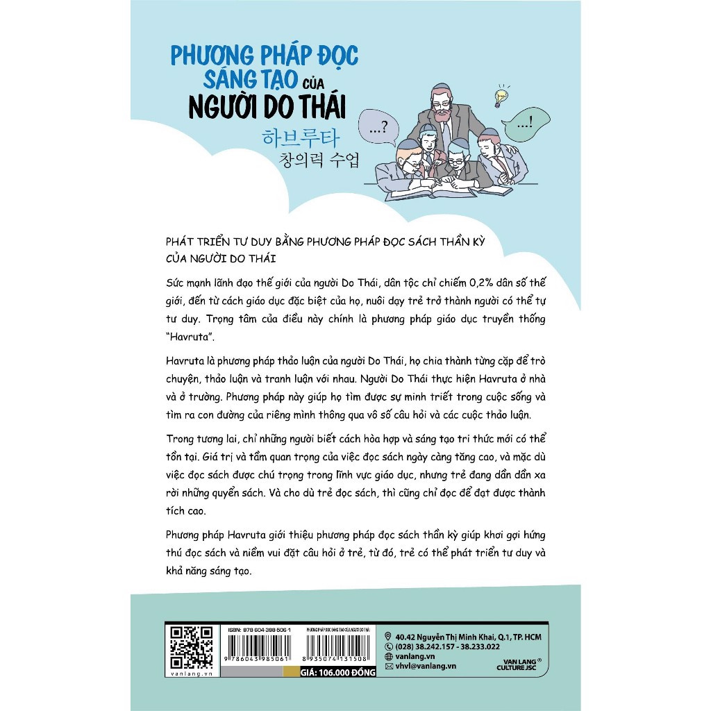 Sách Phương Pháp Đọc Sáng Tạo Của Người Do Thái - Soon-Doc Ryu - Minh Thủy dịch - (bìa mềm)