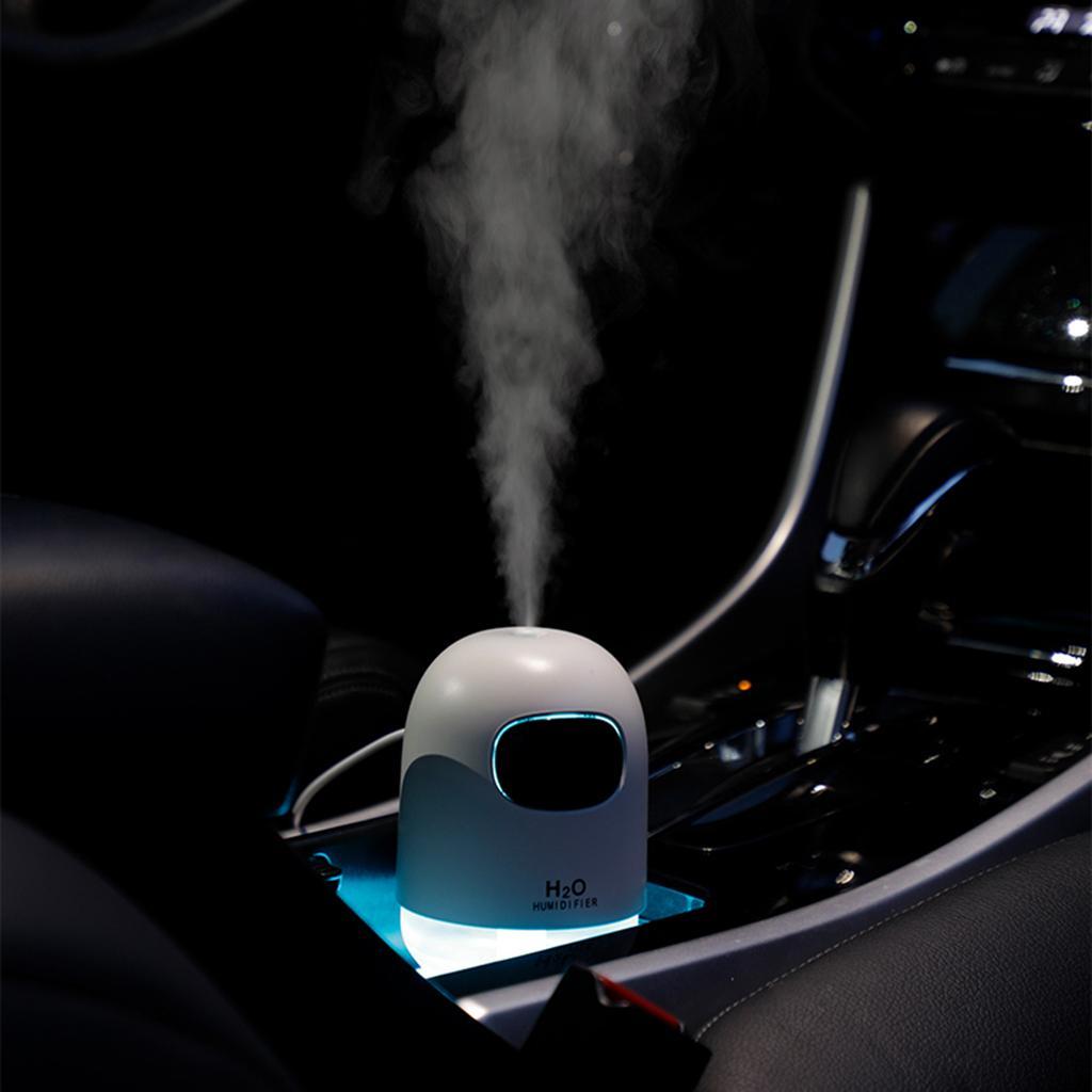 220ml Portable Mini Air Humidifier Oil Diffuser 7 LED Color for Home