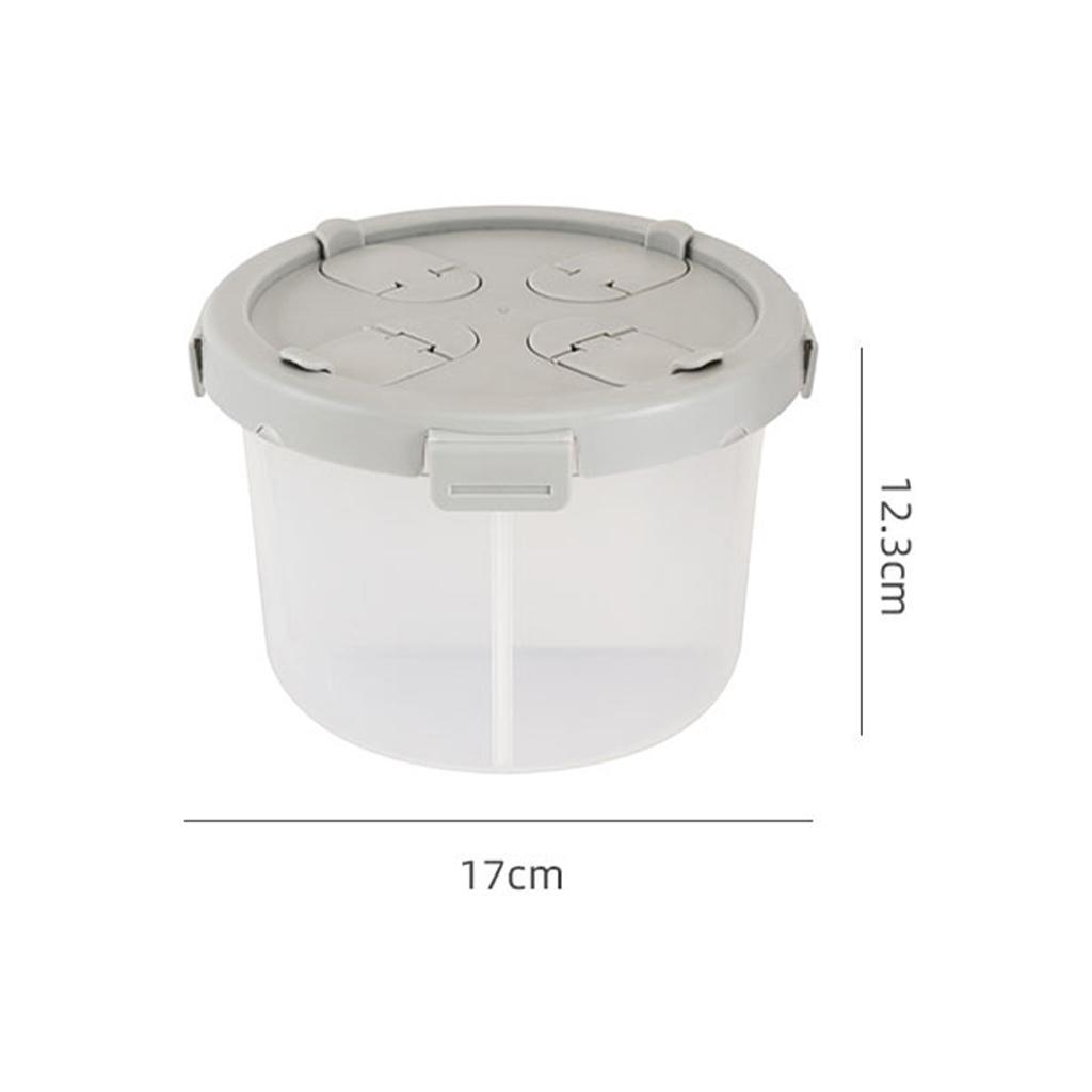 2x Multifunction Food Storage Tank Kitchen Supplies Cereal Container Bottle