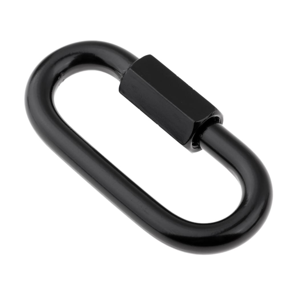 Thép Không Gỉ Liên Kết Nhanh Chuỗi Vít Fastener Móc Khóa Carabiner