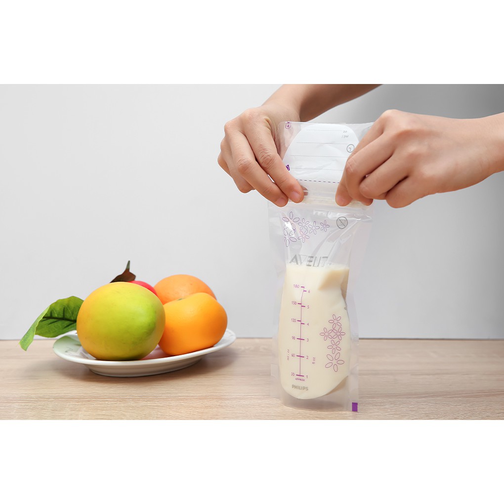 Hộp 25 túi trữ sữa Philips AVENT x 180ml