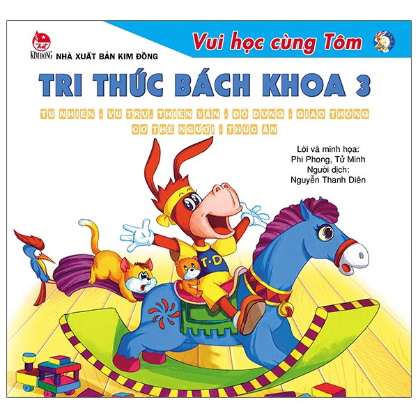 Vui Học Cùng Tôm - Tri Thức Bách Khoa 3 - Tự Nhiên - Vũ Trụ - Thiên Văn - Đồ Dùng - Giao Thông - Cơ Thể Người - Thức Ăn (Tái Bản 2020)