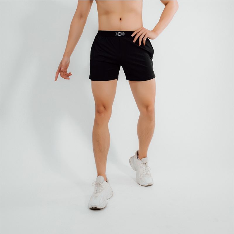 Quần Short Nam Thể Thao Bản To Lưng Thun Ngắn Ngang Đùi- LocalBrand X9 - Tập Gym Chạy Bộ Bơi Yoga - X003