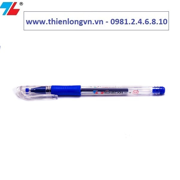 Hộp 20 cây bút gel - bút nước 0.5mm Thiên Long; GEL-08 màu xanh