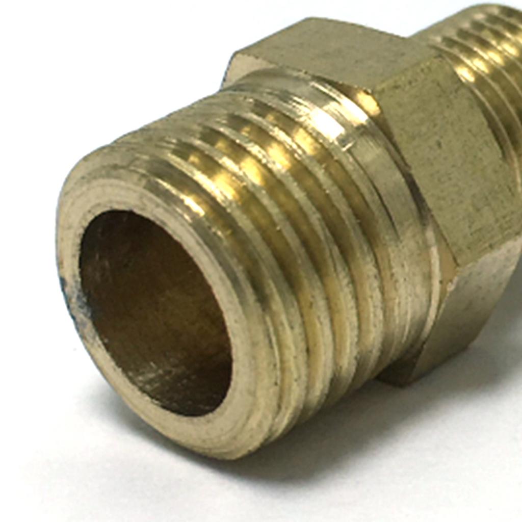 1 Đồng DN6 Nam x DN8 Nam Đường Chỉ Kết Nối Adapter Ống Bushing