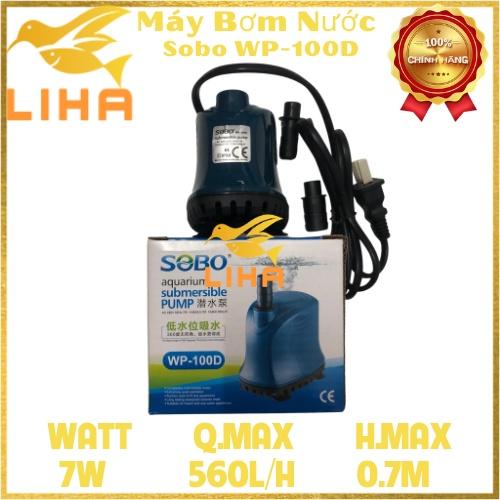 Bơm Hút Đáy 360 Độ Sobo WP-100D - Bơm Chìm Hút Cặn Cho Bể Cá
