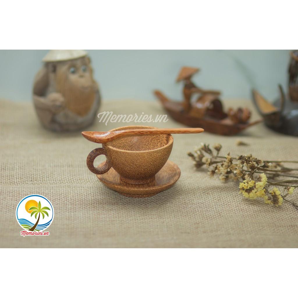 Ly / Tách Trà - Cafe Làm Từ Gỗ Dừa - Quà tặng trang trí handmade