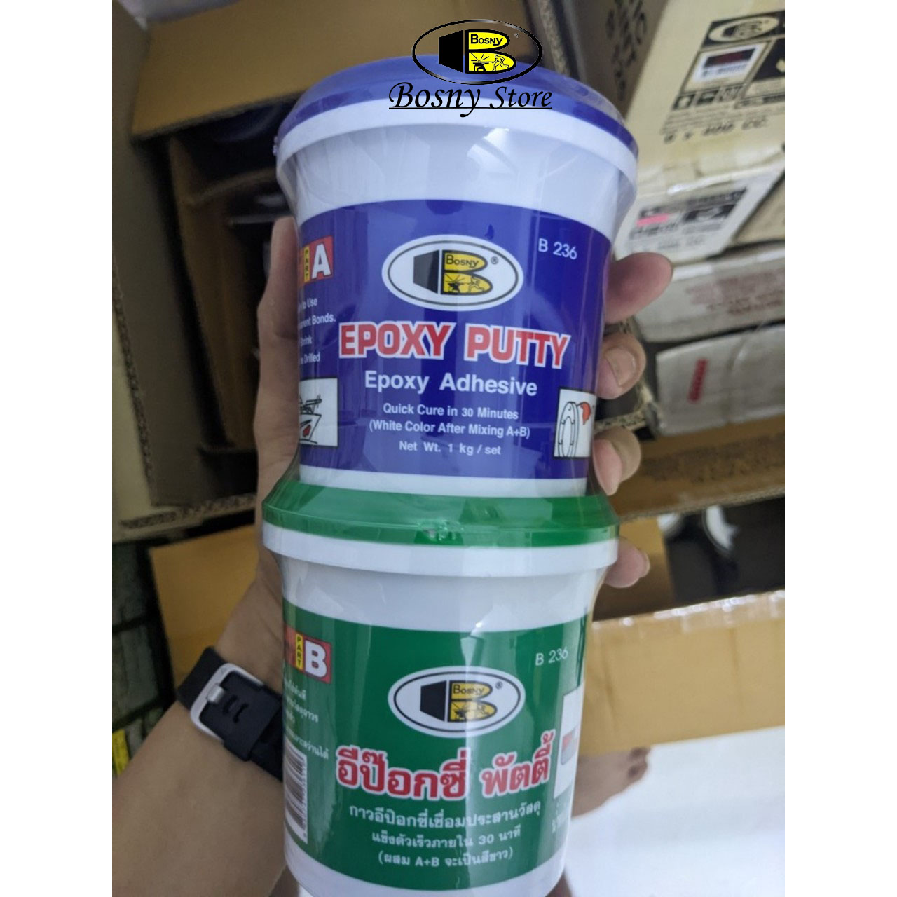 Keo AB Epoxy Putty Bonsy - Đa năng, nhập khẩu Thái Lan