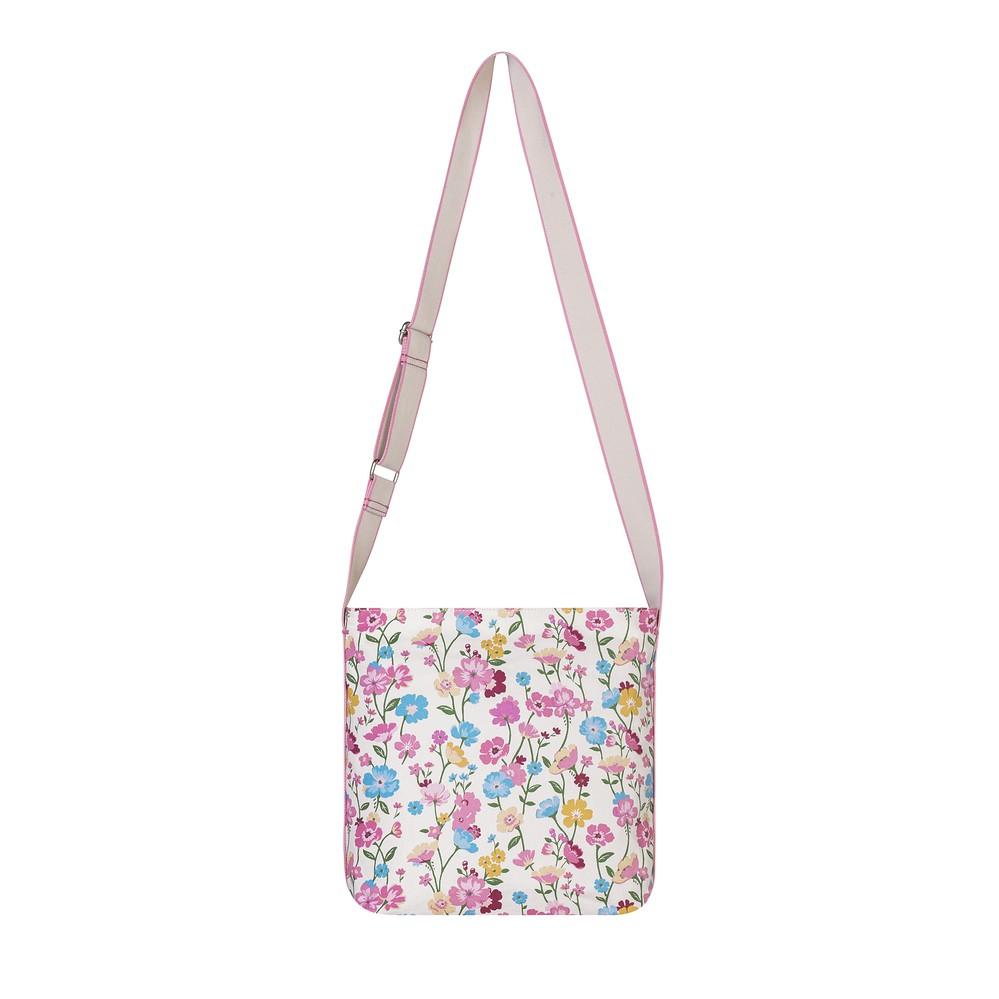 Cath Kidston - Túi đeo chéo Zipped Messenger Bag Park Meadow - 984034 - Warm Cream