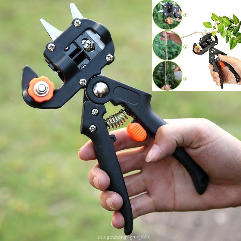 Dụng cụ cắt ghép cành cây,Bộ kéo ghép cành cây chuyên dụng, Kéo cắt ghép cành cây chuyên dụng dành cho thợ làm vườn,Dụng cụ cắt tỉa chiết ghép cây, Máy cắt ghép cành, chiết cành 3 chế độ