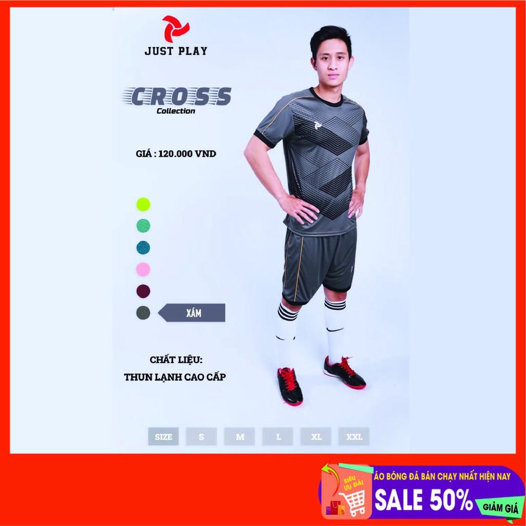 Bộ quần áo thể thao, Bộ áo bóng đá không logo JP CROSS 2021 - 2022 sẵn kho, giá tốt