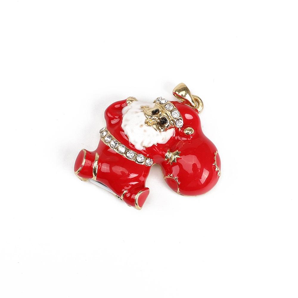 Ổ đĩa Creative Christmas U Disk Portable USB 2.0 Truyền tốc độ cao U Disk Crystal Santa Claus 64GB