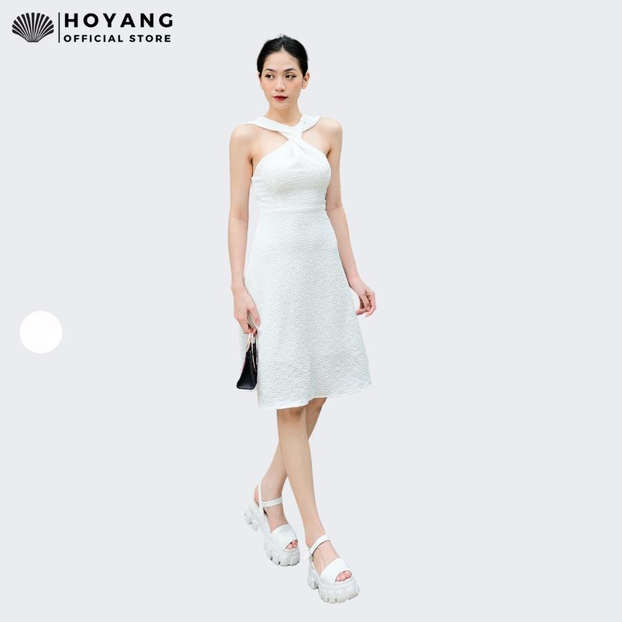 Đầm Yếm Cổ Xoắn Ngọt Ngào Thiết Kế HOYANG DHY61