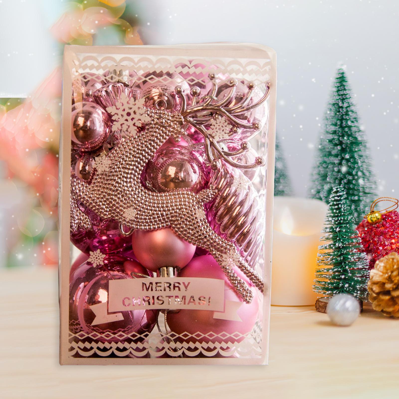 130Pcs Christmas Tree Ornaments Baubles for Home Decoration