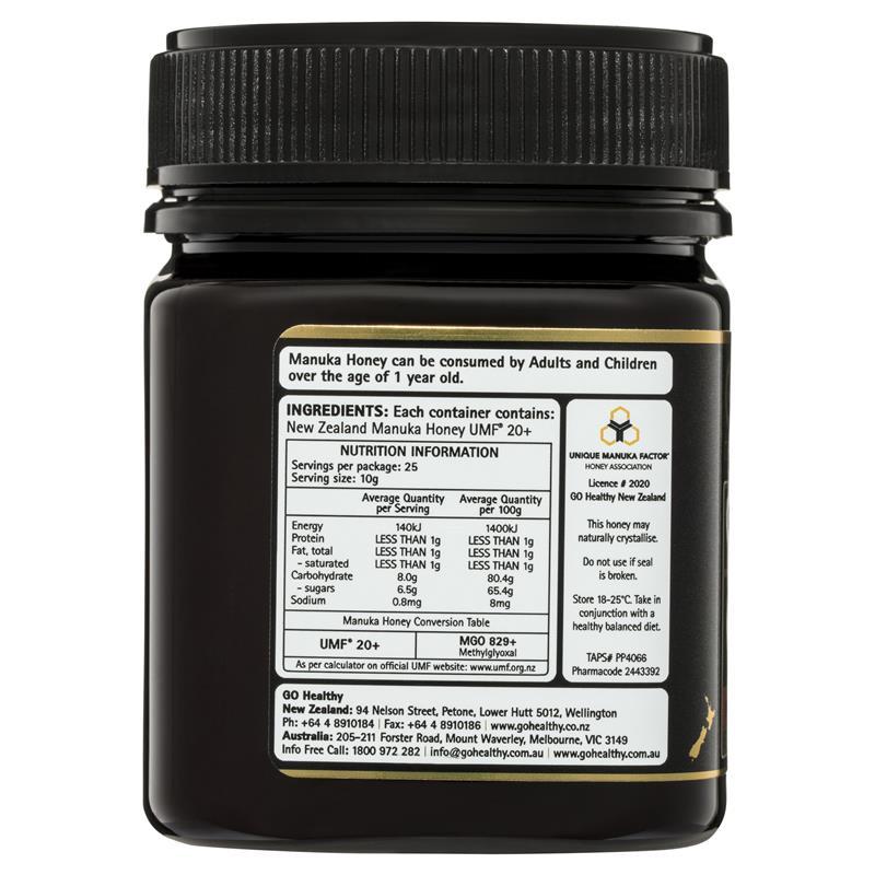 Mật ong Manuka GO Healthy UMF 20+ 250gm