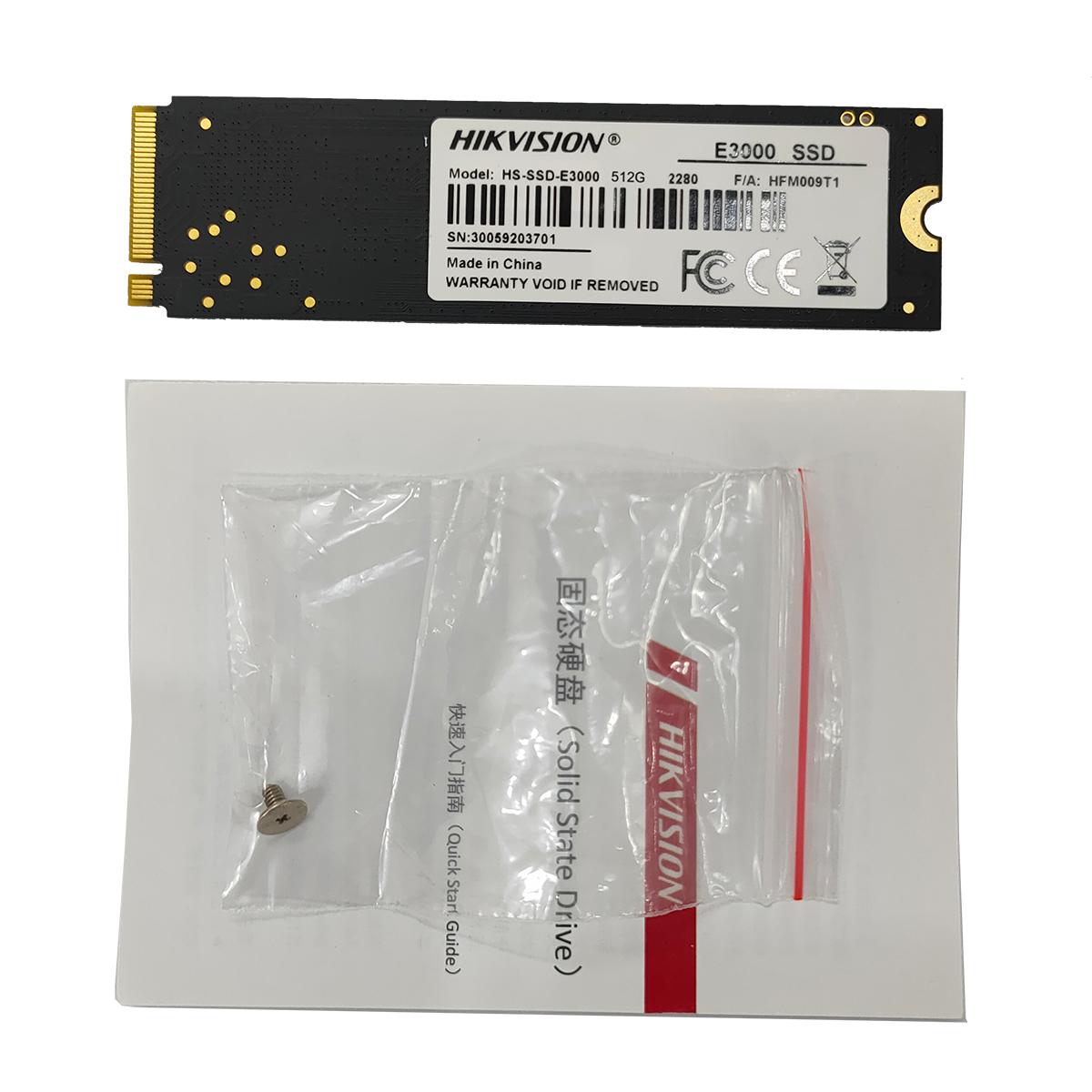 Ổ cứng SSD M.2 Hikvision E3000 512GB NVMe - Hàng chính hãng